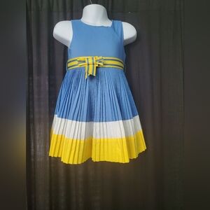 3/$18 Children's Place Pleated Dress With Removeable Belt